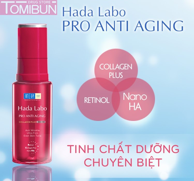 SERUM DƯỠNG DA CHỐNG LÃO HÓA HADA LABO PRO ANTI AGING ESSENCE 30G